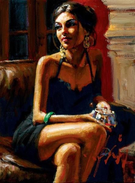 Fabian Perez Red on Red IV